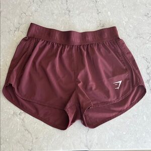 Gymshark Maroon Red Athletic Shorts Size Small